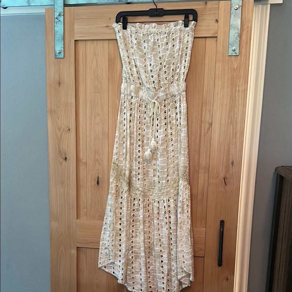 New Ramy Brook Nozila Strapless Cover-Up Dress | Size S - Picture 5 of 11